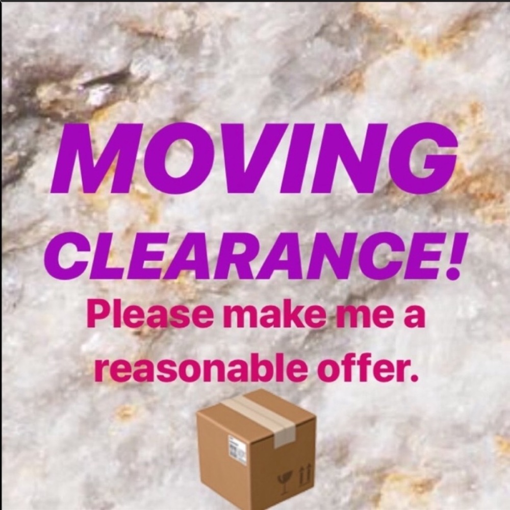 EMERGENCY MOVING SALE